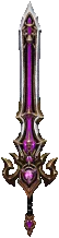 Silver Heart Magic Sword +9