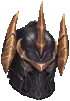 Silver Heart Wizard Helm