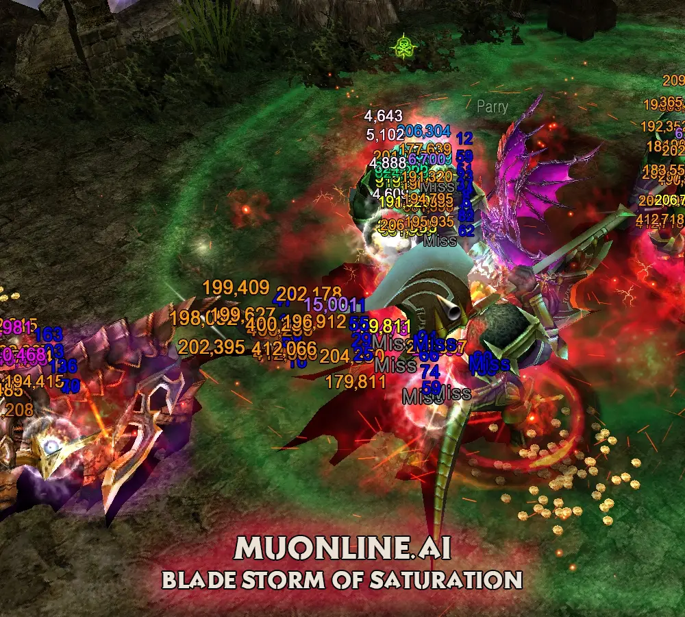 Mu Online Blade Storm of Saturation