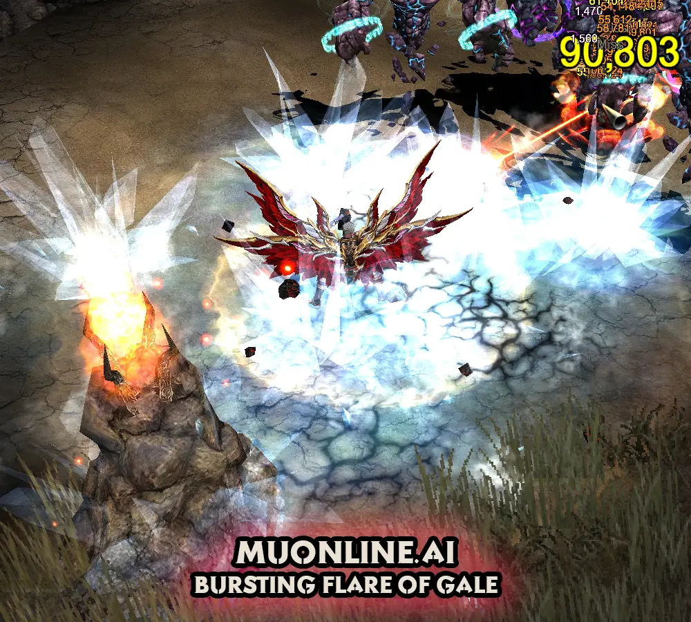 Mu Online Bursting Flare of Gale