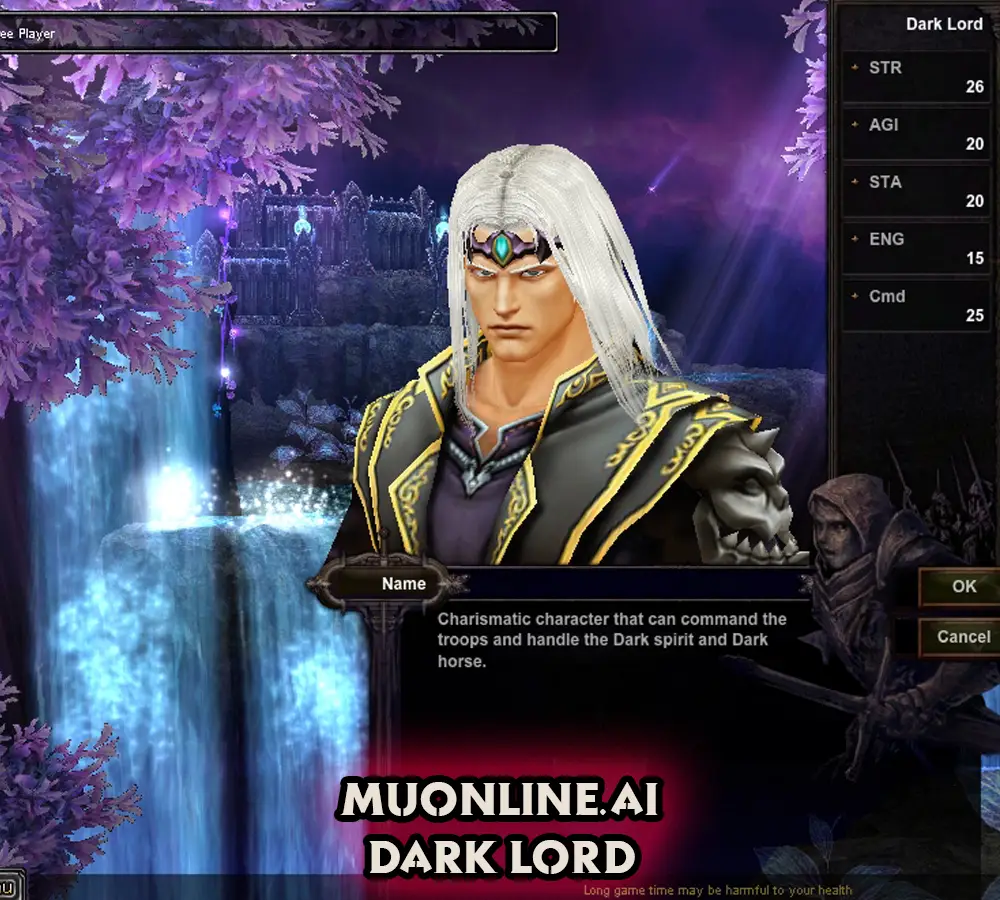 MU Online Dark Lord character art