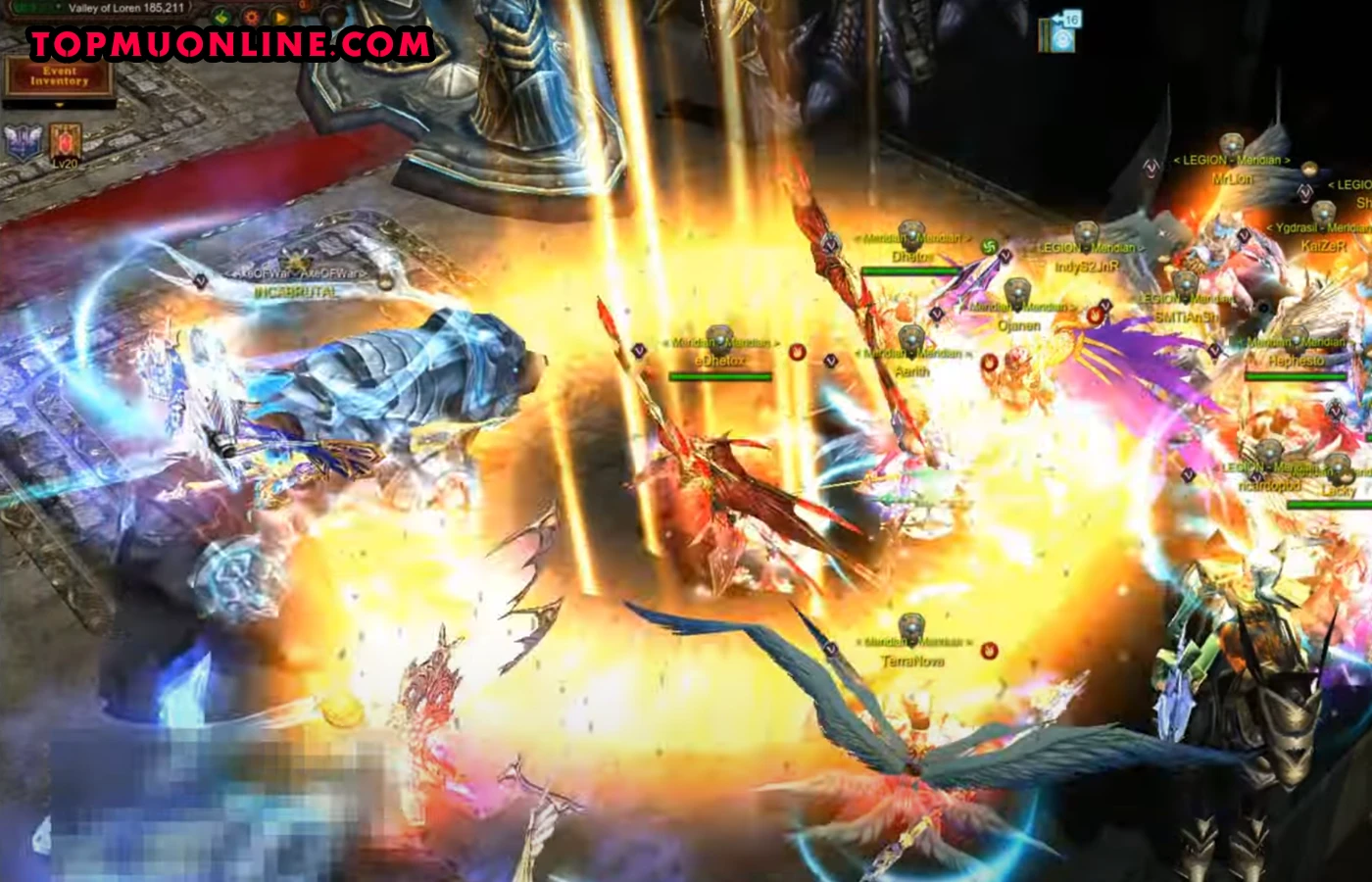 Evenimentul Asediul Castelului – MU Online Sezonul 20 & 21, Video cu jocul Războiul Gildelor 